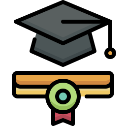 graduación icono