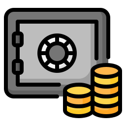 Safe deposit icon