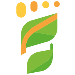 Carbon footprint icon