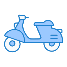 Electric scooter icon