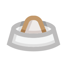 Pet bowl icon
