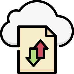 data overdracht icoon