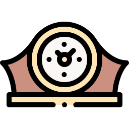 reloj de sobremesa icono