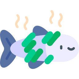 Steamed fish icon