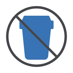 Waste bin icon