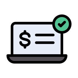 Online payment icon