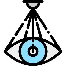 escáner de ojos icono