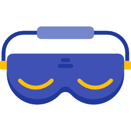 Sleeping mask icon