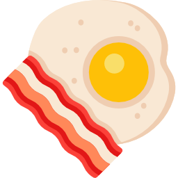 Œuf et bacon Icône