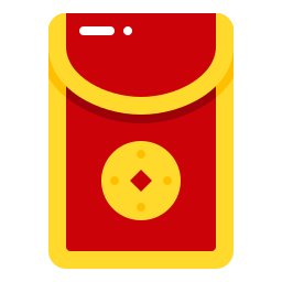 enveloppe rouge Icône