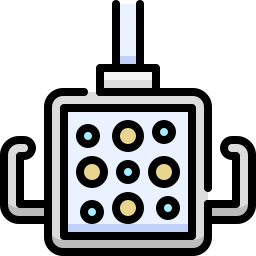 lámpara dental icono