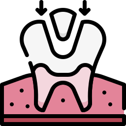otturazione dei denti icona