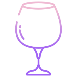 Brandy glass icon