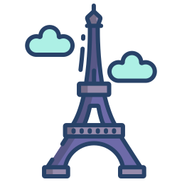 Eiffel tower icon