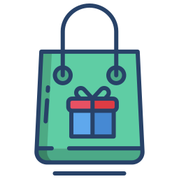 Gift bag icon