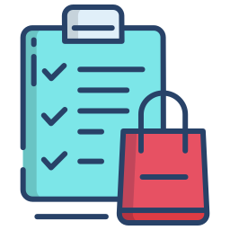 Shopping list icon