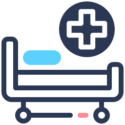 Hospital bed icon