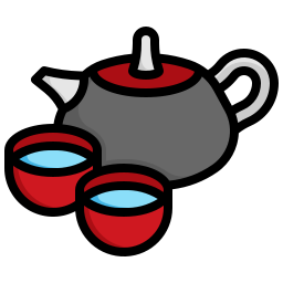 Tea set icon