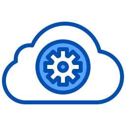 Cloud storage icon