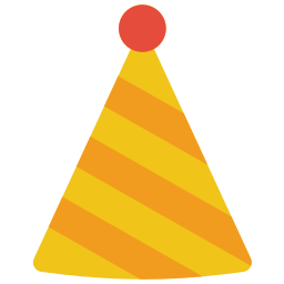 sombrero de fiesta icono