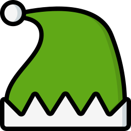 sombrero de elfo icono