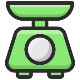 Weight scale icon