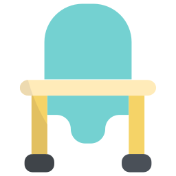 Baby chair icon