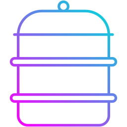 vaporiera per alimenti icona