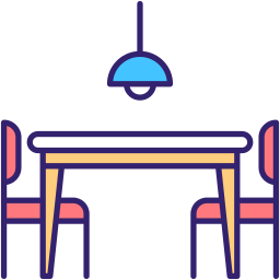 Dinner table icon