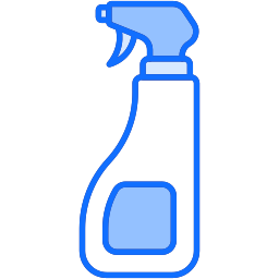 aerosol de limpieza icono