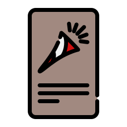 Greeting card icon