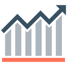 Growth chart icon