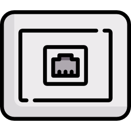 Telephone socket icon