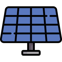 panel solar icono