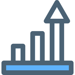 Growth chart icon