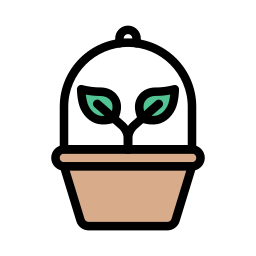 Plant pot icon