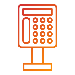 telefono pubblico icona