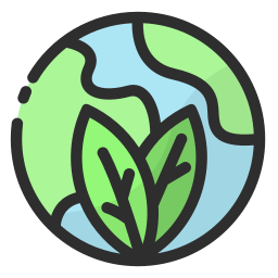 Green earth icon