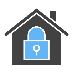 House and lock icon