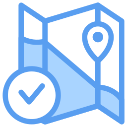 Map and location icon