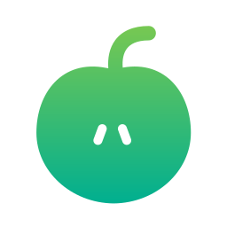 fetta di mela icona