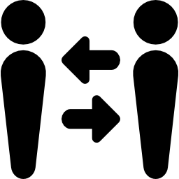 Communication between users icon