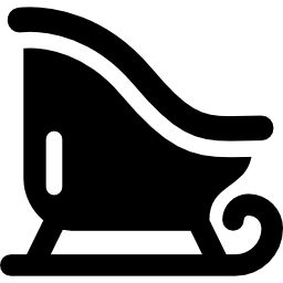 Santa Claus sleigh icon