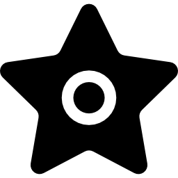 円の付いた星 icon