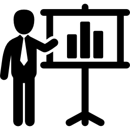 Business speech icon