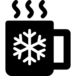 tazza di bevanda calda icona