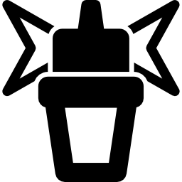 micrófono colgante icono