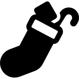 socke mit süßigkeiten icon