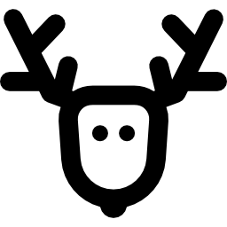 reno de navidad icono