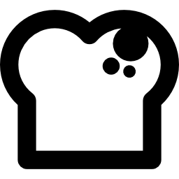 Bread slice icon